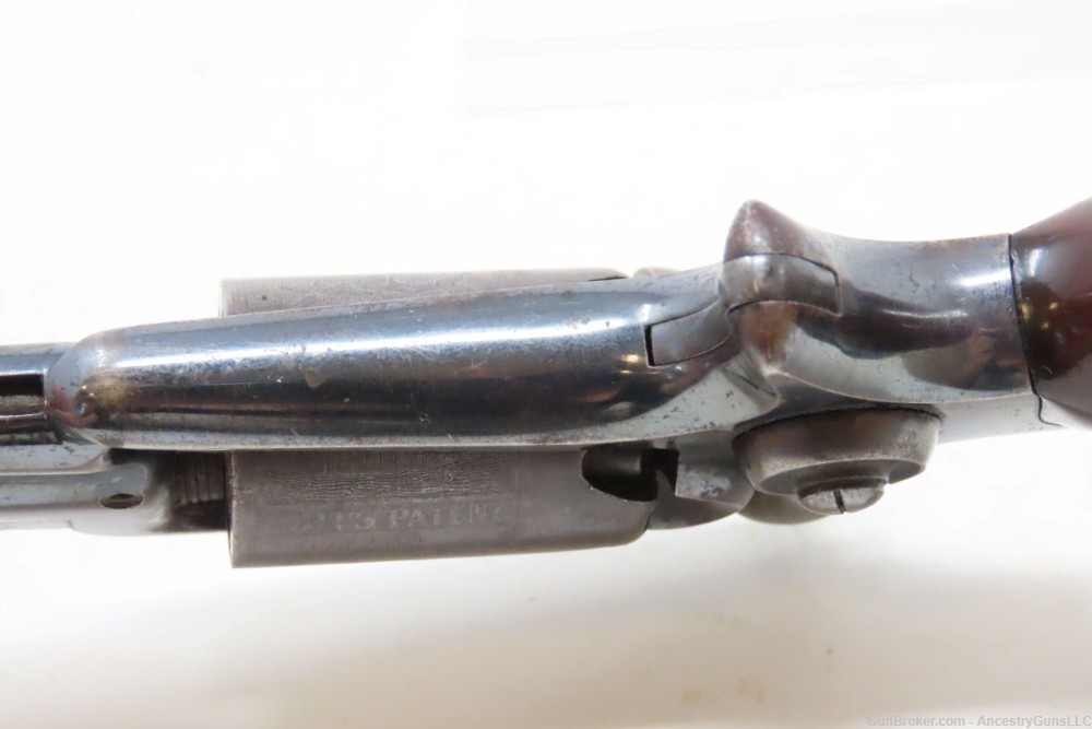 CASED Antique CIVIL WAR COLT Model 1855 “ROOT” Side-Hammer POCKET Revolver -img-15