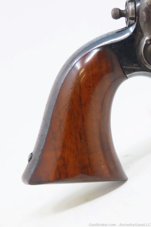 CASED Antique CIVIL WAR COLT Model 1855 “ROOT” Side-Hammer POCKET Revolver -img-19