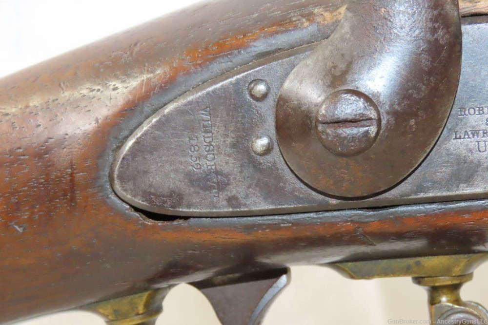 COLT ALTERATION Antique US ROBBINS & LAWRENCE Model 1841 MISSISSIPPI Rifle -img-6