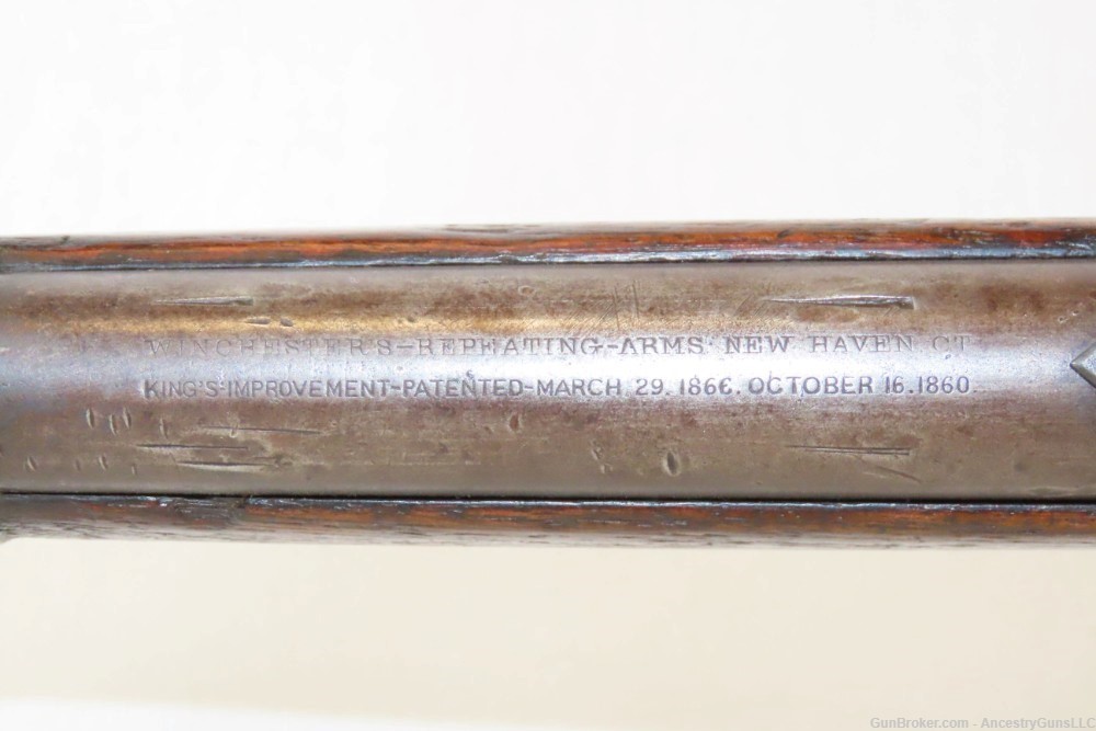 1889 Antique WINCHESTER Model 1873 .44-40 WCF SADDLE RING CARBINE -img-10
