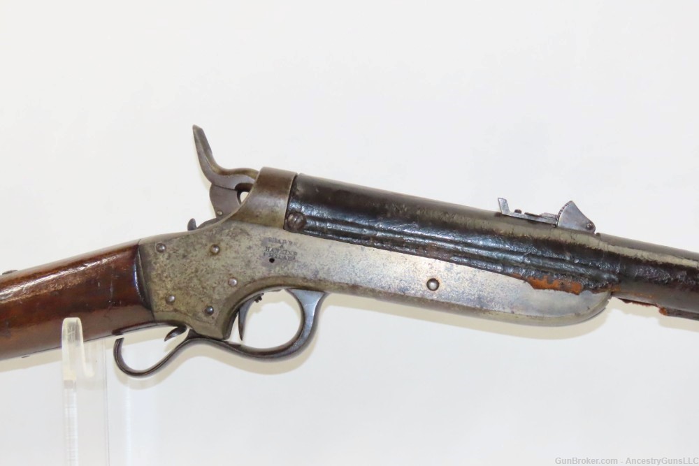 SCARCE SHARPS & HANKINS Model 1862 NAVY Carbine AMERICAN CIVIL WAR Antique -img-16