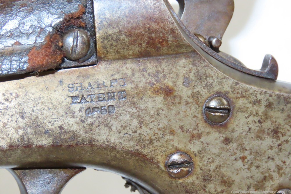 SCARCE SHARPS & HANKINS Model 1862 NAVY Carbine AMERICAN CIVIL WAR Antique -img-5