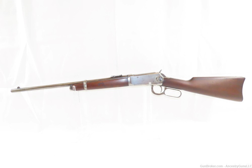 1910 WINCHESTER Model 1894 Lever Action .38-55 WCF C&R Saddle Ring CARBINE -img-1