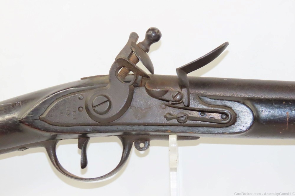 WAR of 1812 Antique HARPERS FERRY ARMORY Model 1795 FLINTLOCK Musket Scarce-img-3