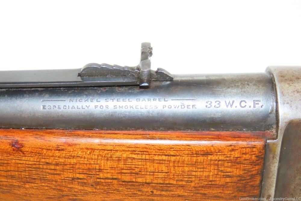 1910 WINCHESTER Model 1886 LIGHTWEIGHT Lever Action .33 WCF REPEATING Rifle-img-5