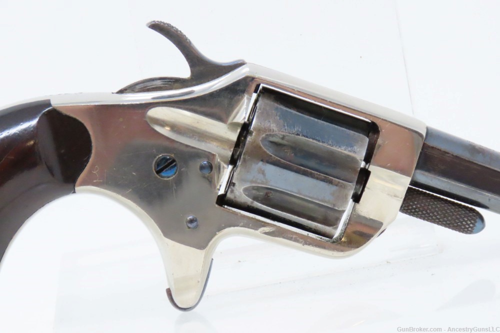 PIPE CASED ENGLISH Antique COLT “NEW LINE” .22 Cal. Rimfire ETCHED Revolver-img-18