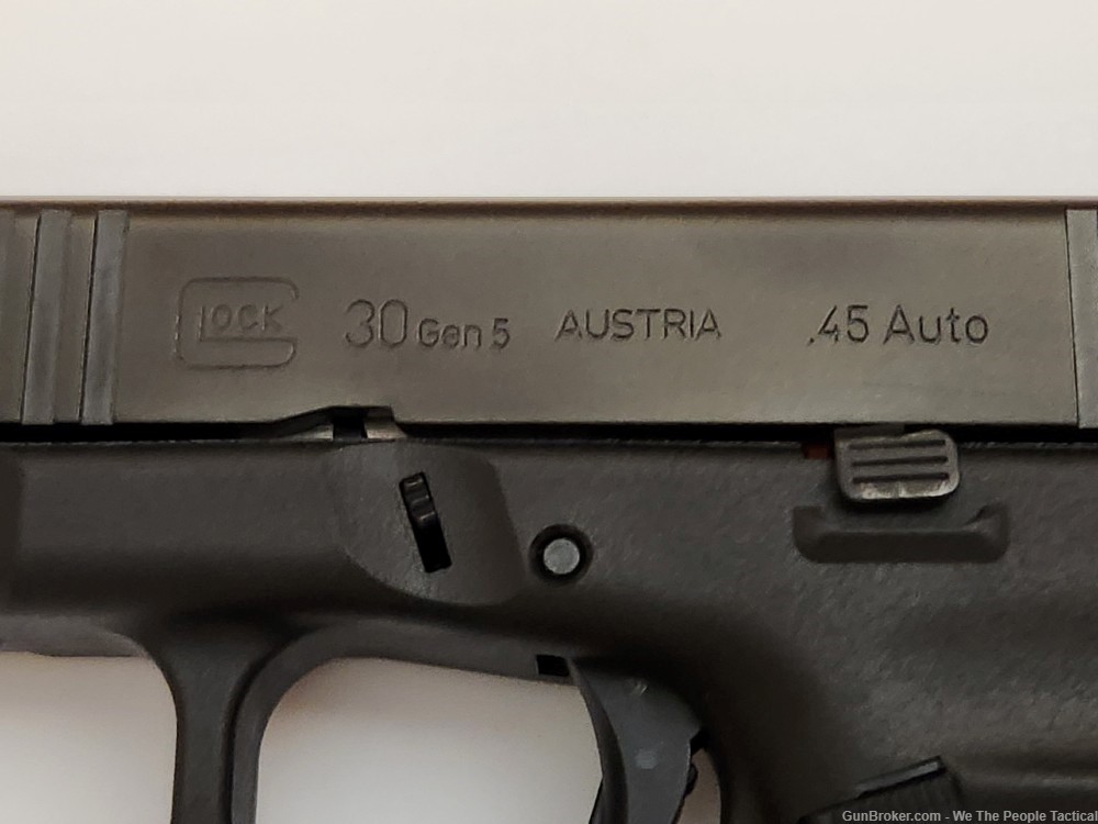 Glock G30 Gen5 45ACP Pistol NEW 2024 MODEL (3) 10rd Mags 3.78" FS Blk-img-3