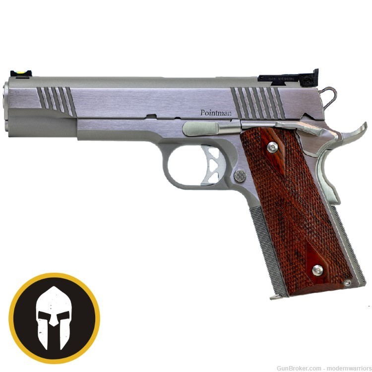 Dan Wesson Pointman PM-45 - 5" Barrel (.45 ACP) - Stainless/Cocobolo-img-0