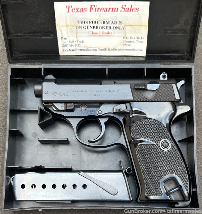 Wow! – Rare Walther P38-K 9mm, West Germany, 1978, No Import Marks.Like New-img-49