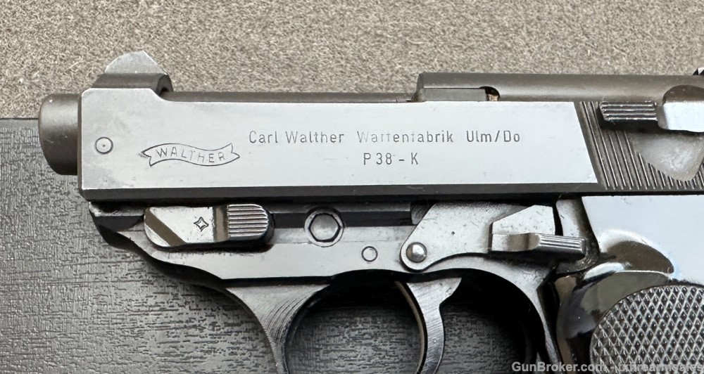Wow! – Rare Walther P38-K 9mm, West Germany, 1978, No Import Marks.Like New-img-5
