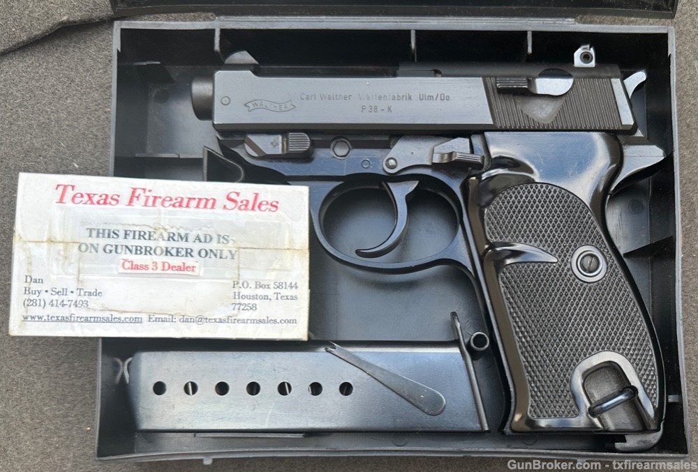 Wow! – Rare Walther P38-K 9mm, West Germany, 1978, No Import Marks.Like New-img-50