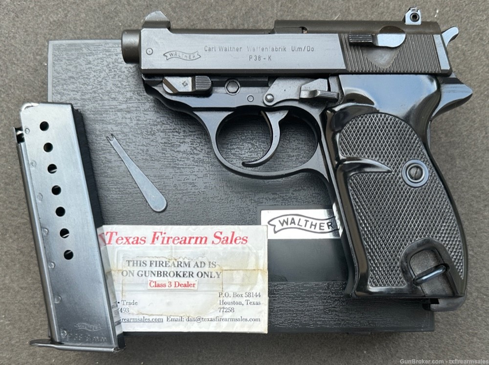Wow! – Rare Walther P38-K 9mm, West Germany, 1978, No Import Marks.Like New-img-0