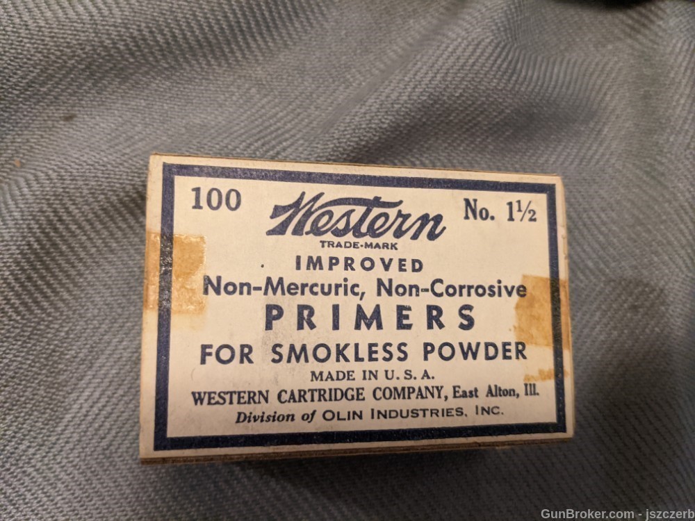 Western 1 1/2 small pistol primers, 100ct-img-0