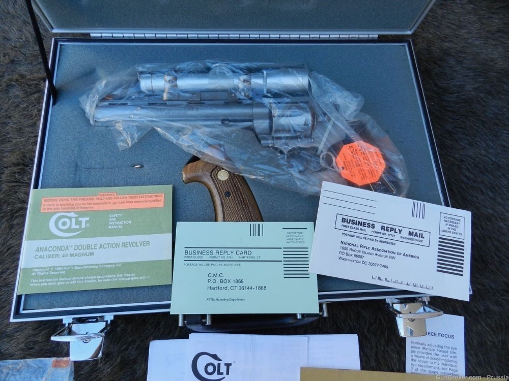 Colt Anaconda Hunter New in Aluminum Case-img-13