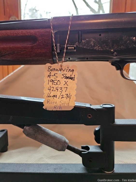 Browning A5 16 ga. Standard wt. 2 3/4 30" full, solid rib,Belgium -img-0