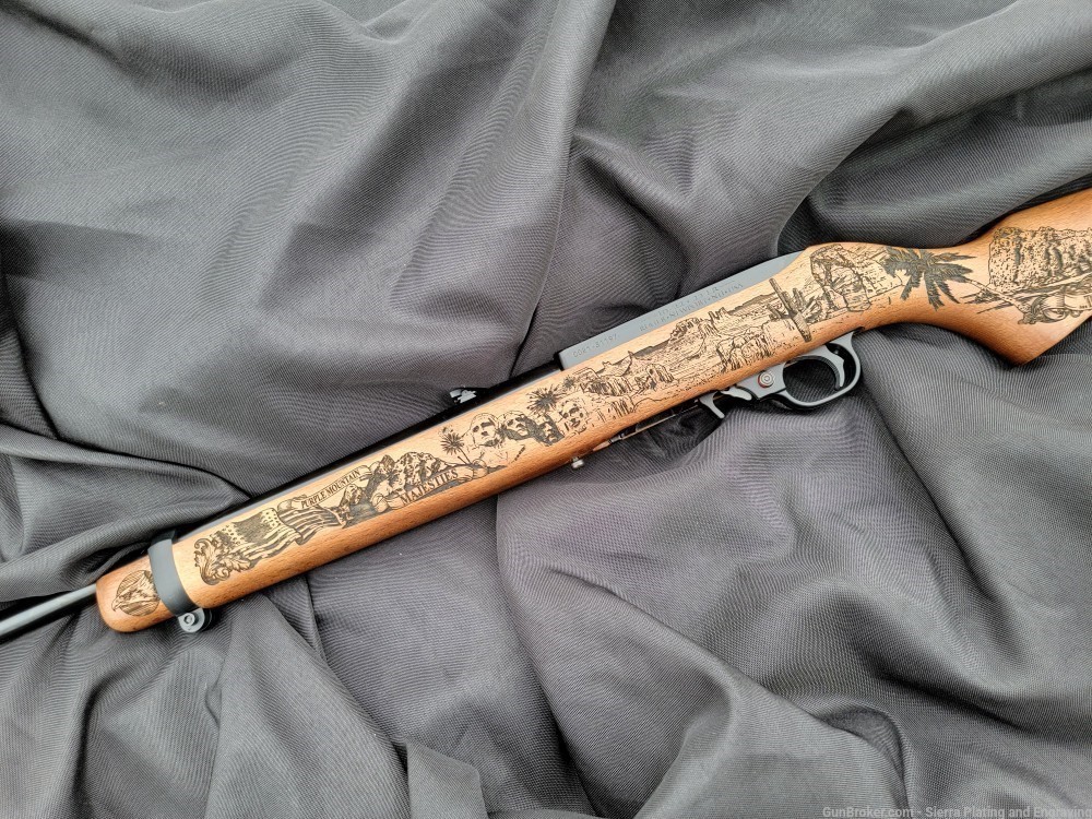 "America the Beautiful" Engraved Ruger 10/22 * Free shipping!-img-0