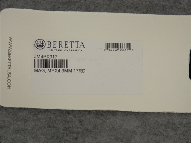 BERETTA MPX4 9MM 17RD FACTORY MAGAZINE JM4PX917-img-6