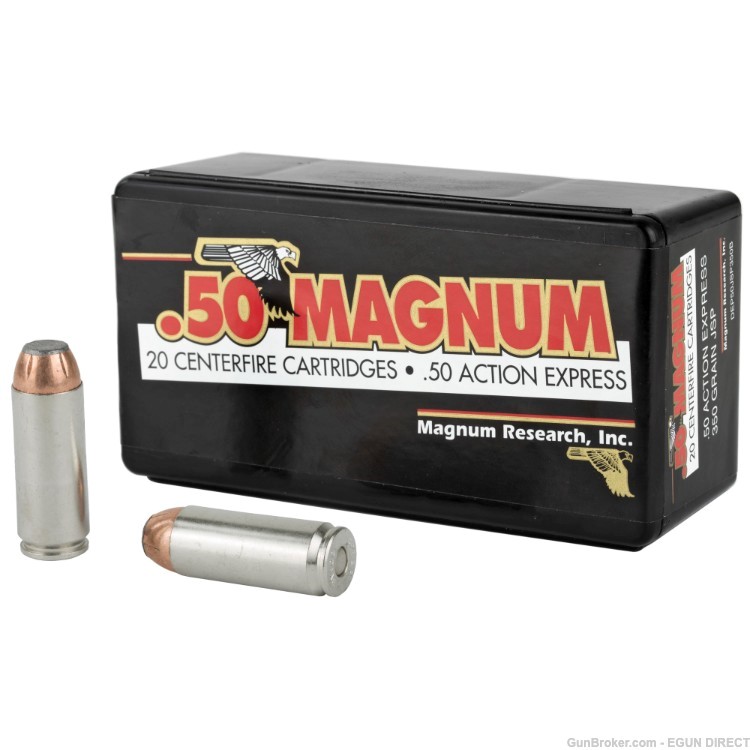 Magnum Research Blount 50 Action Express 350gr Jacketed Soft Point - 20rd-img-0