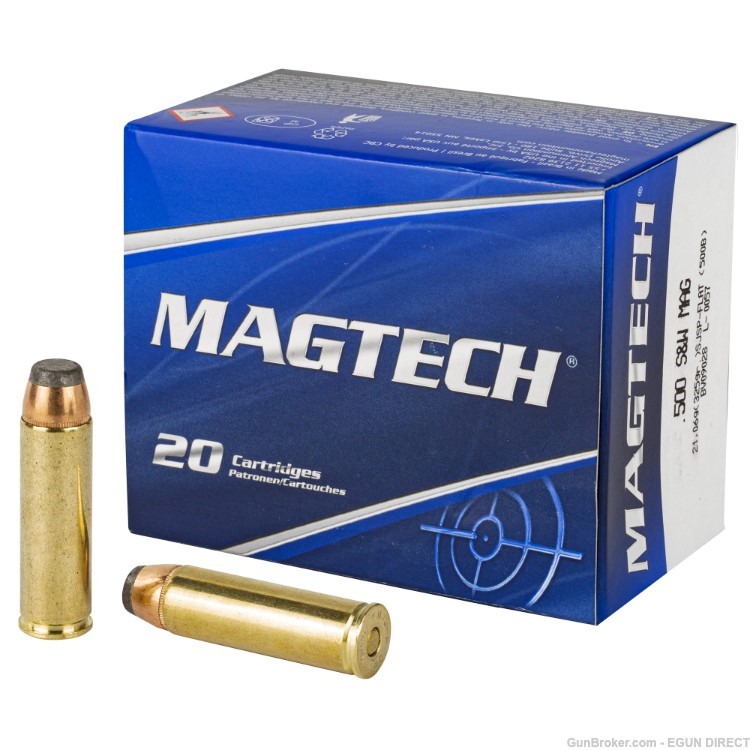 Magtech Sport Shooting 500 S&W 325gr Semi Jacketed Soft Point - 20rd-img-0