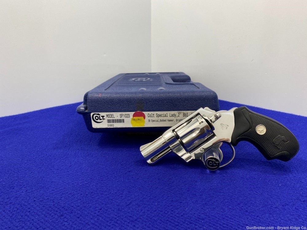 Colt Special Lady .38Spl Factory Bright Stainless *1 of ONLY 250 EVER MADE*-img-2