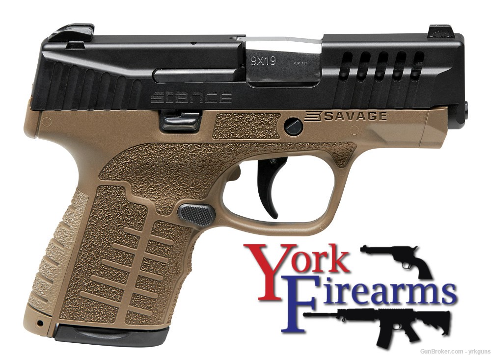 Savage Arms Stance FDE 9mm 3.2" 8rd Handgun NEW 67005-img-2