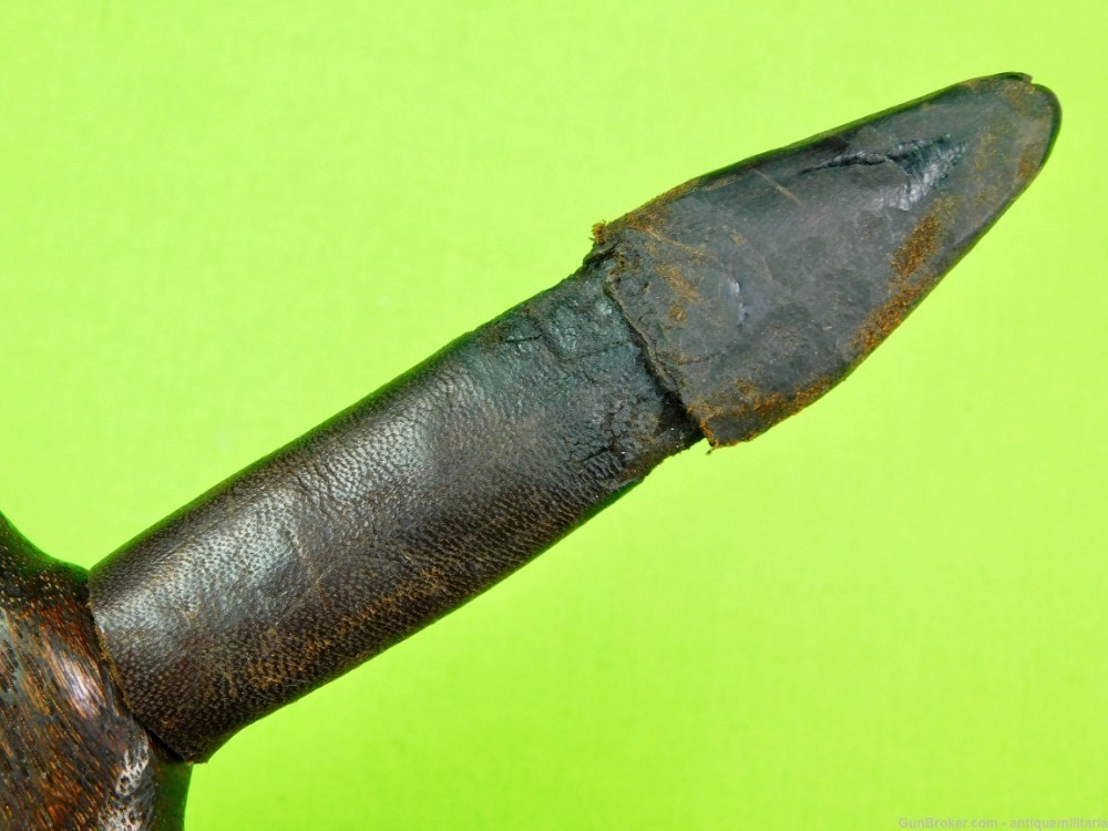 Antique US Civil War Small Push Dagger Fighting Knife w/ Sheath-img-7