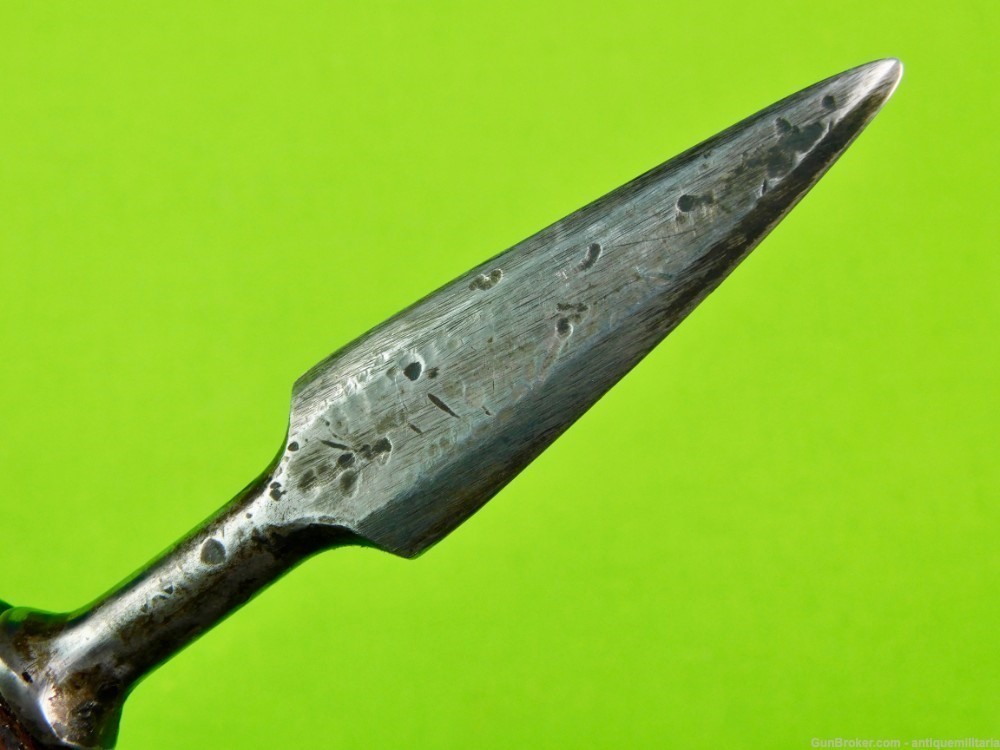 Antique US Civil War Small Push Dagger Fighting Knife w/ Sheath-img-10