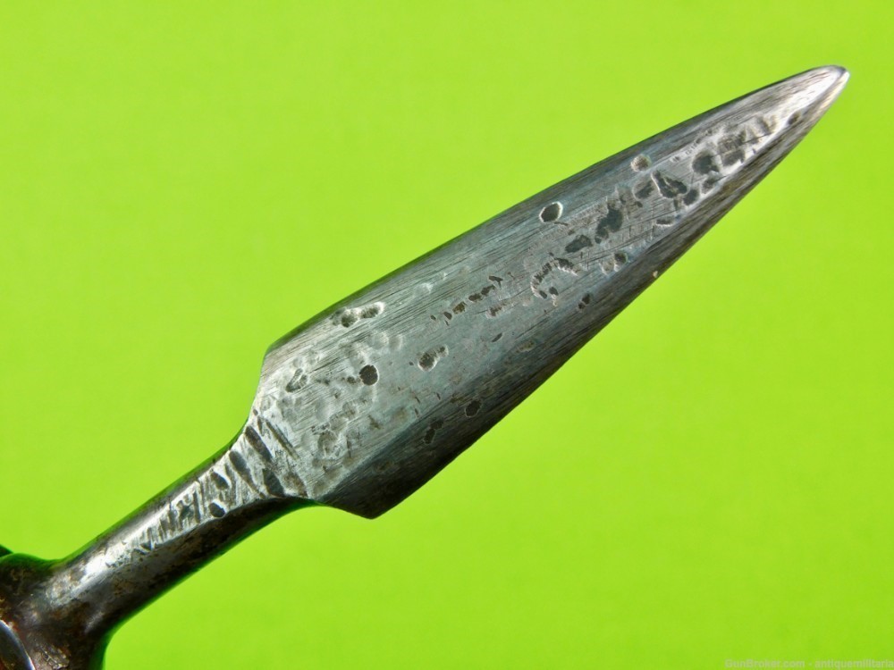 Antique US Civil War Small Push Dagger Fighting Knife w/ Sheath-img-3