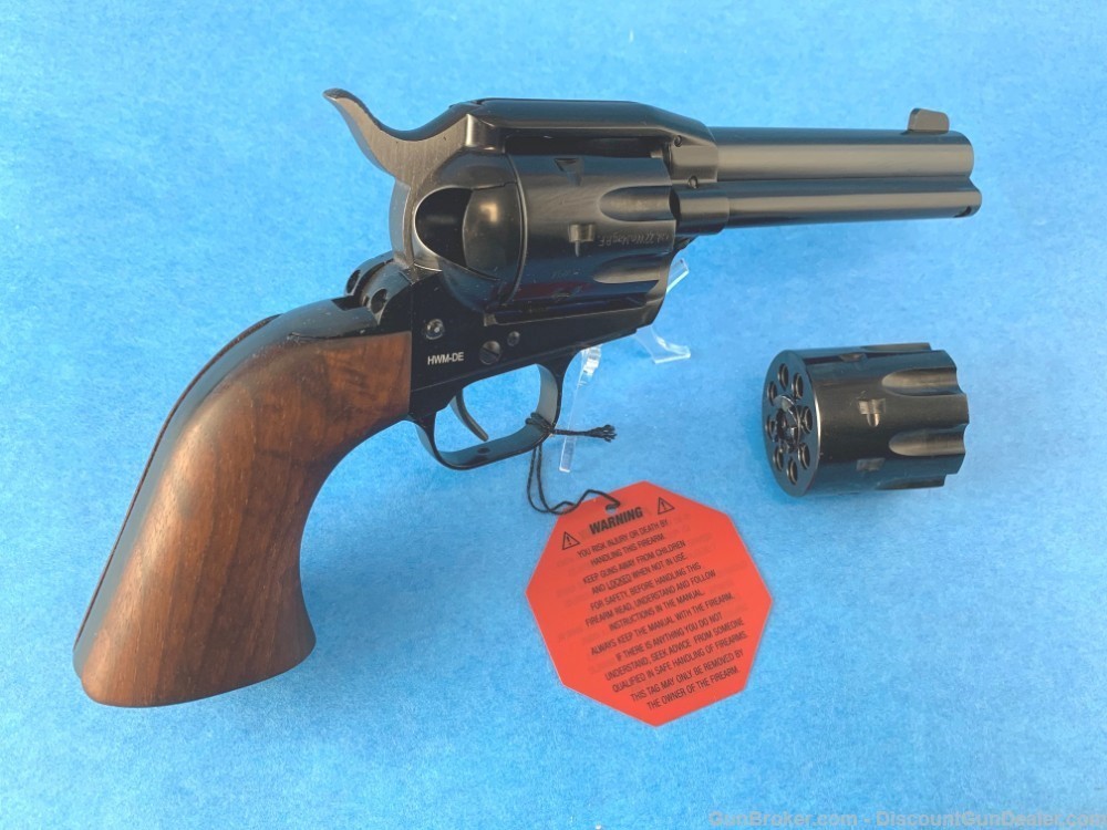 EAA Bounty Hunter SAA Revolver Blued .22 LR/.22 Mag 8 Rd-img-1