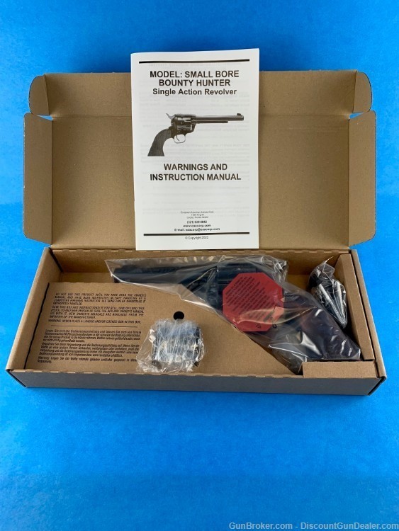 EAA Bounty Hunter SAA Revolver Blued .22 LR/.22 Mag 8 Rd-img-2