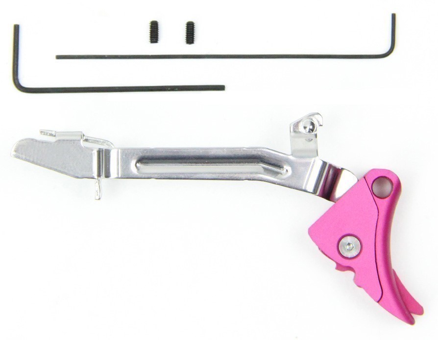 LWD Glock Ultimate Adjustable Trigger - Pink 9mm/.40 S&W-img-1