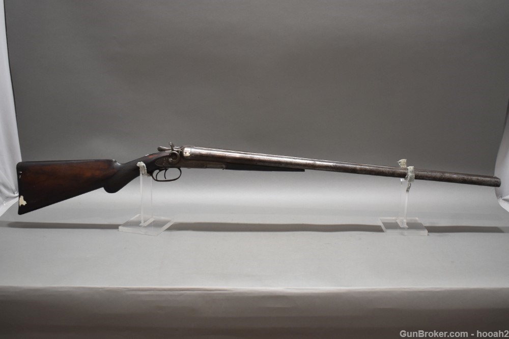 Remington Model 1889? Double Hammer SxS Shotgun 10 G C&R READ-img-0