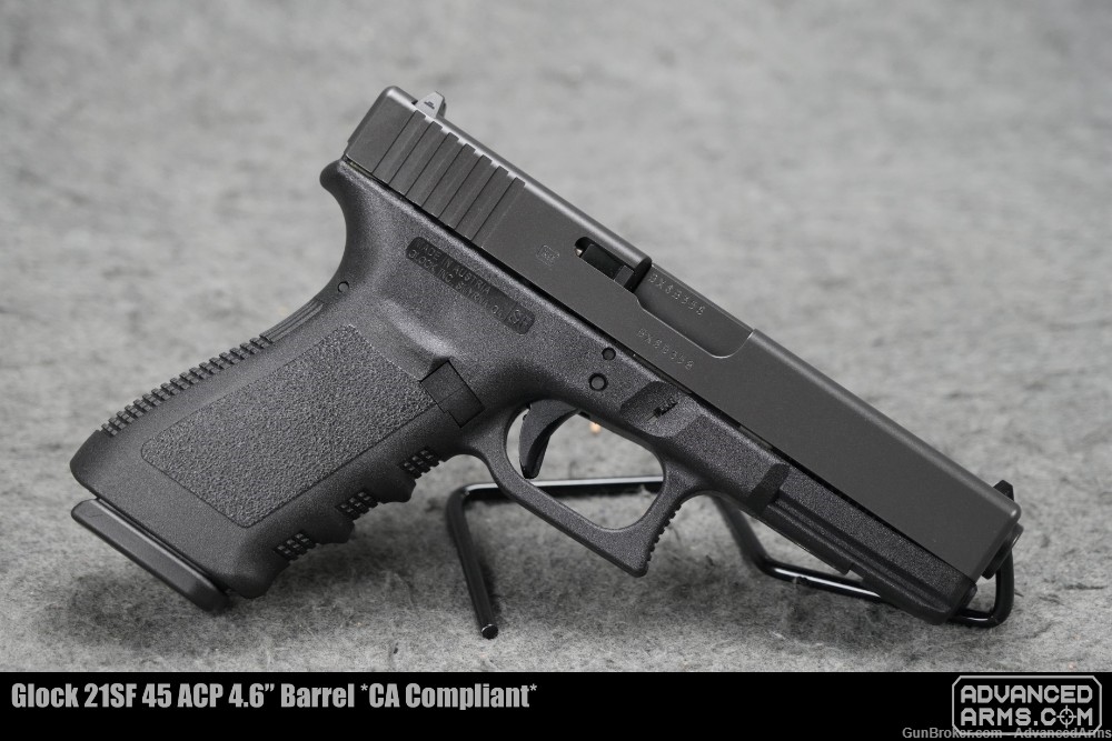 Glock 21SF 45 ACP 4.6” Barrel *CA Compliant*-img-1
