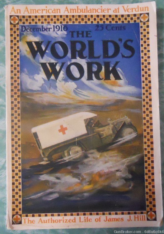 WWI AMBULANCE/MACHINE GUNS/TANKS - The Worlds Work dec. 1916-img-4