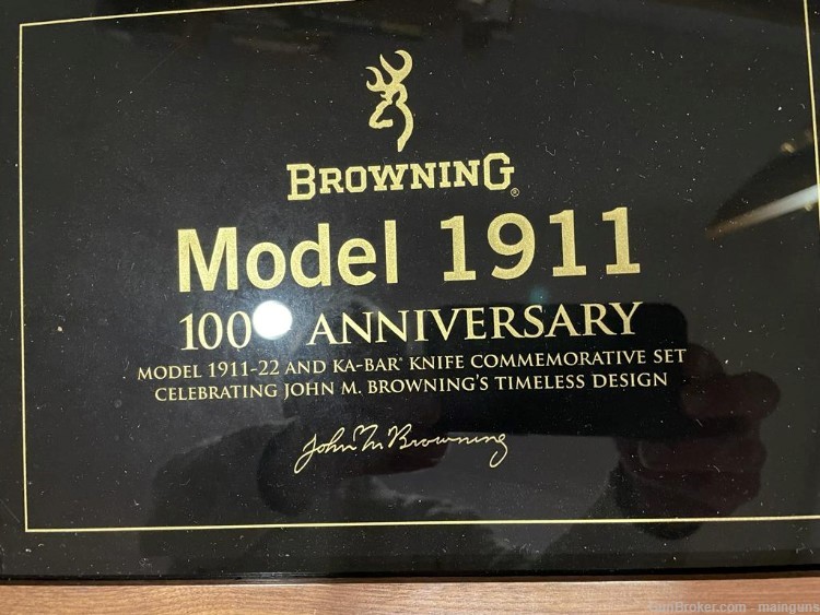 Browning Model 1911 - 100th year Anniversary 22 Pistol Package-img-4