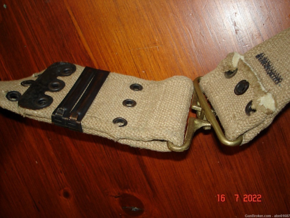 WWI US 1911 holster belt magazine pouch rig Boyt-J.R.J. holster, 1918 pouch-img-5