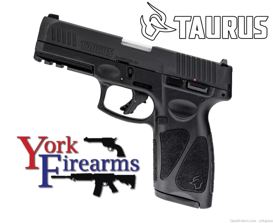 Taurus G3 9mm Black 4" 17rd 2Mag Handgun NEW 1-G3B941-17-img-0