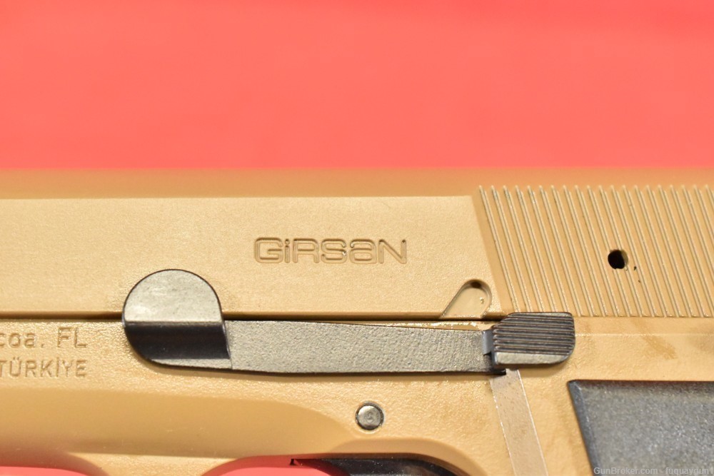 Girsan MCP35 Hi-Power 9mm 4.8" Barret Brown Ambi Safety MC P35 Hi-Power-img-4
