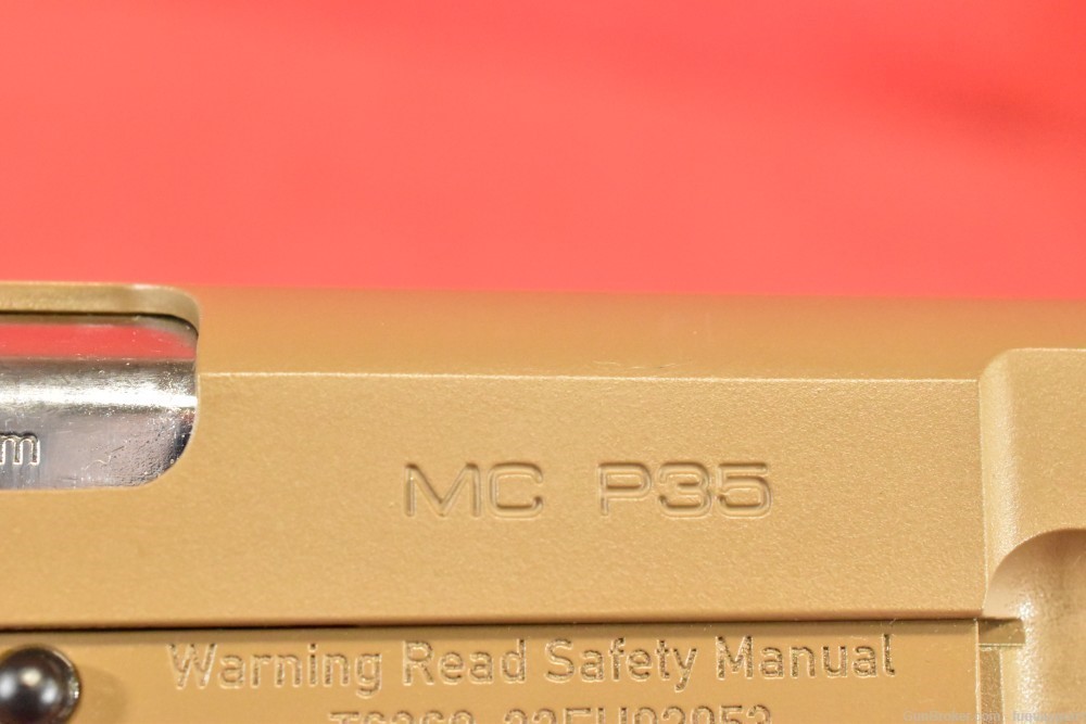 Girsan MCP35 Hi-Power 9mm 4.8" Barret Brown Ambi Safety MC P35 Hi-Power-img-8