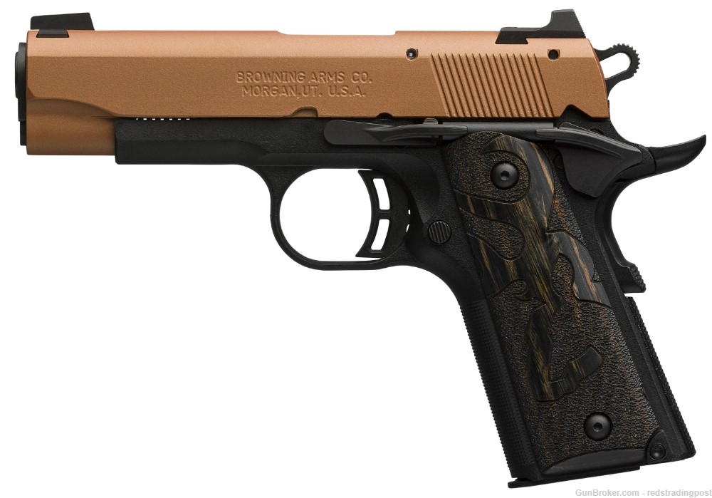 Browning 1911-22 Compact 3 5/8" Barrel 22 LR Copper 1911 Pistol 051896490-img-1