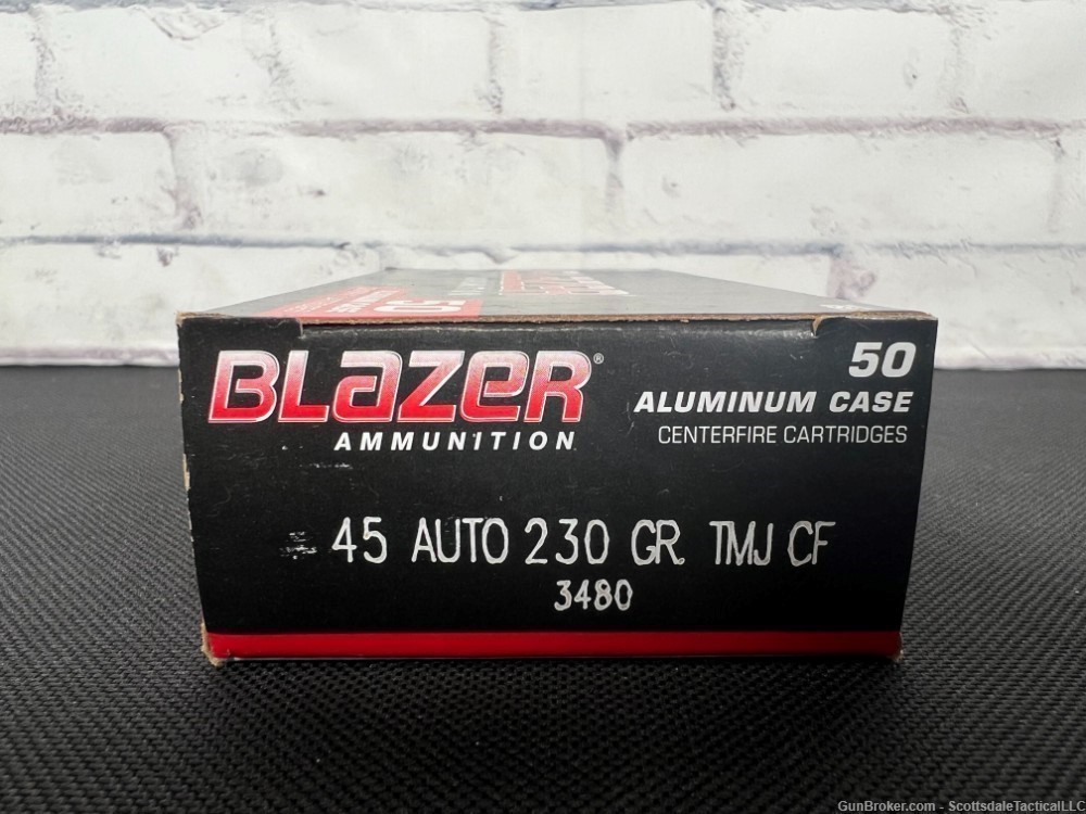 CCI Blazer 45 ACP  3480 250 Rounds-img-1
