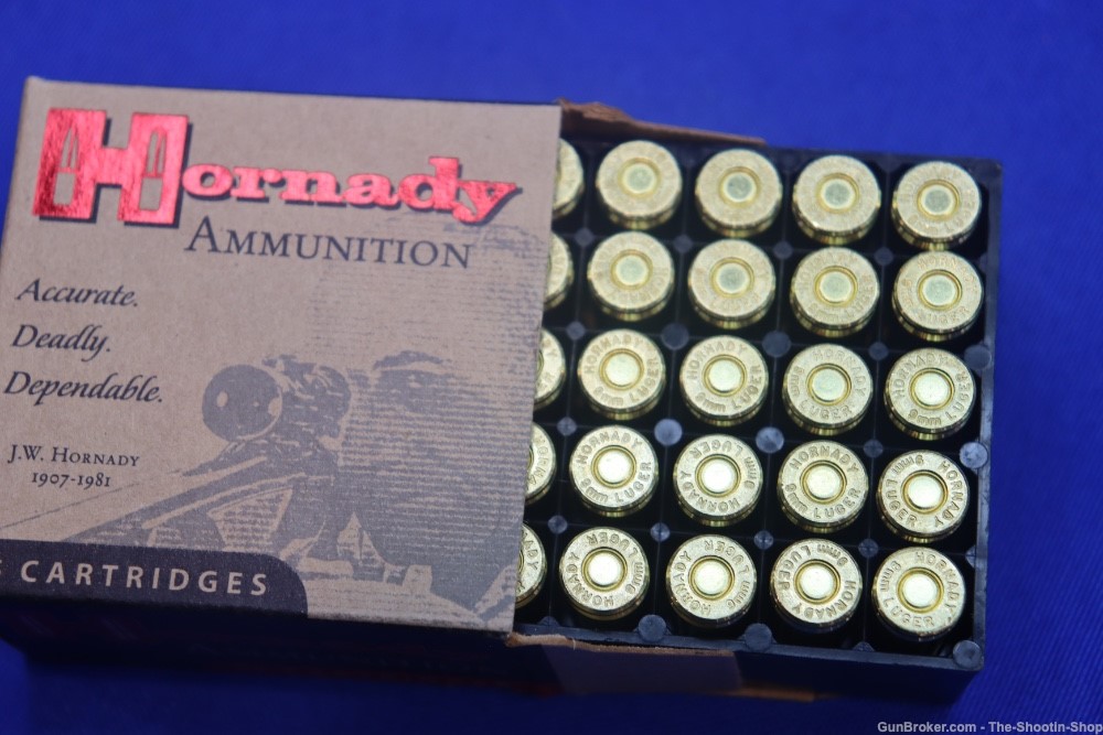 Hornady Custom 9MM Luger Ammunition 250RD AMMO Case Lot 147GR XTP 90282 NEW-img-5