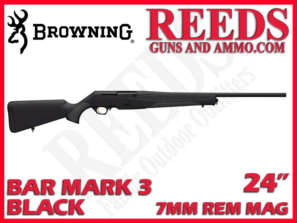 Browning BAR Mark III Stalker Black 7mm Rem Mag 24in 031048227-img-0
