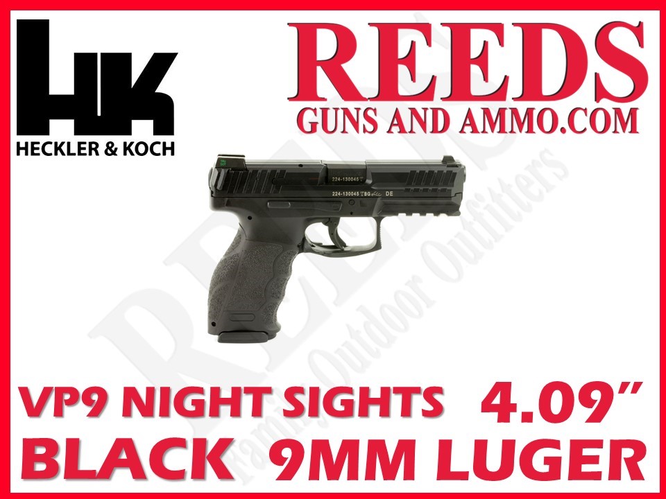 Heckler Koch VP9 Night Sights Black 9mm 4.09in 3-17rd Mags 81000284-img-0