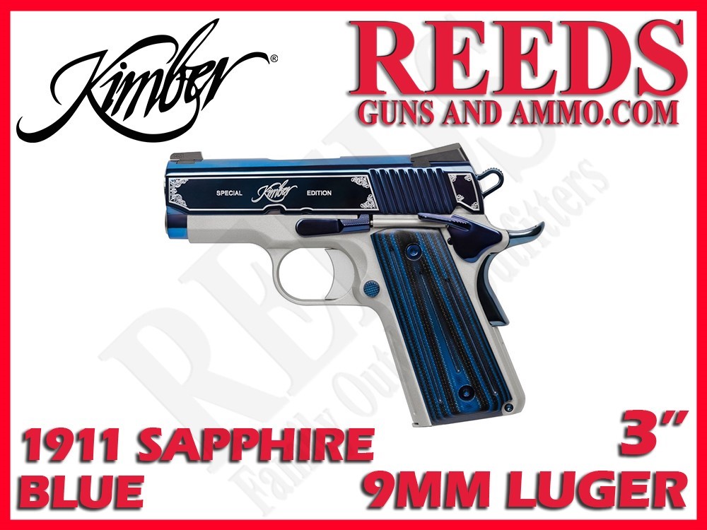 Kimber 1911 Sapphire Ultra II 9mm 3in 1-8Rd Mag 3200273-img-0