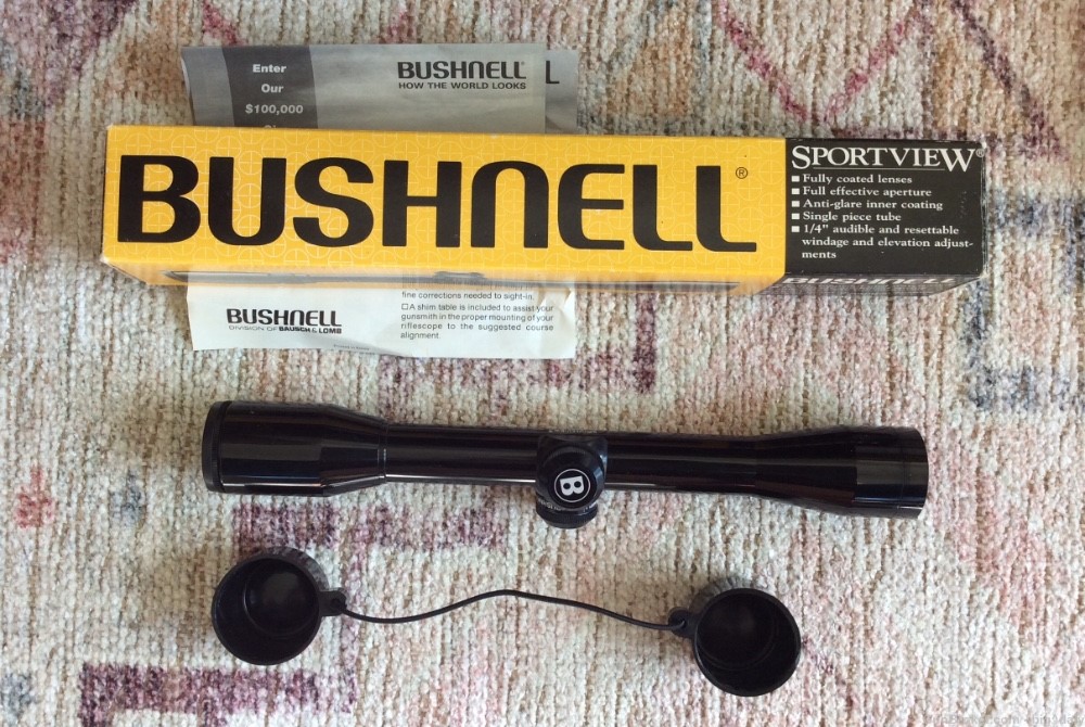 Bushnell 4 x 32mm Sportview Riflescope   NEW in the Box-img-0