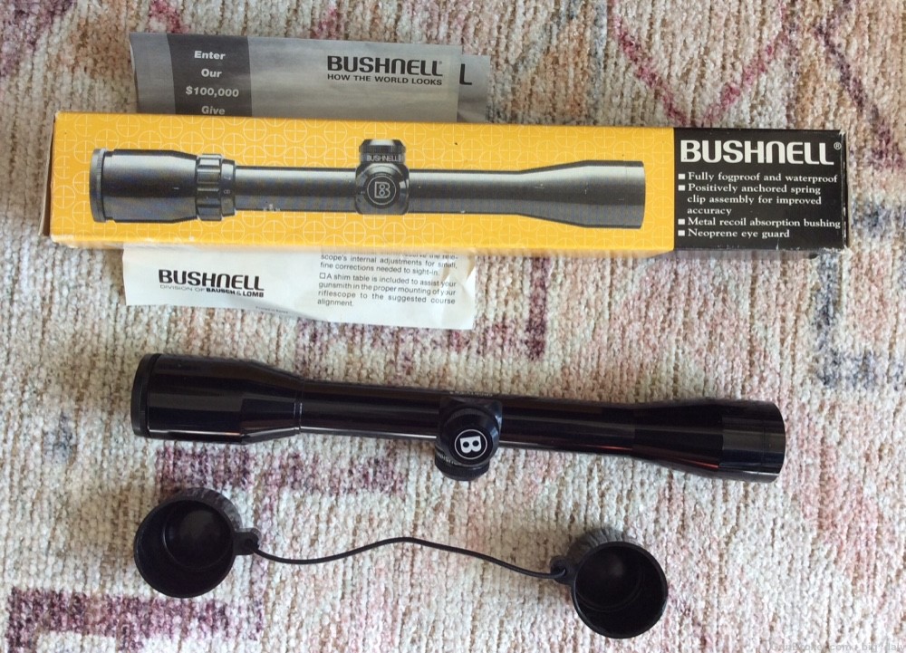 Bushnell 4 x 32mm Sportview Riflescope   NEW in the Box-img-4