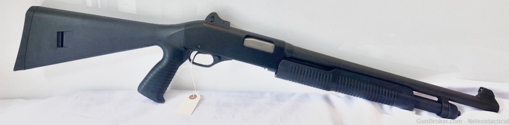USED Stevens 320 12GA Pump Action Shotgun-img-0