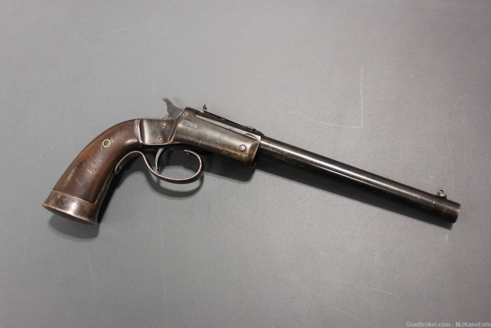 Vintage Stevens Arms mod 35 Offhand target single shot .22LR pistol!-img-3