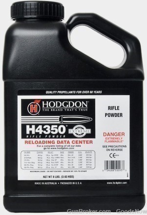 Hodgdon H4350 Smokeless Powder 8 lbs H 4350 H4350 Hodgdon H 4350-img-0
